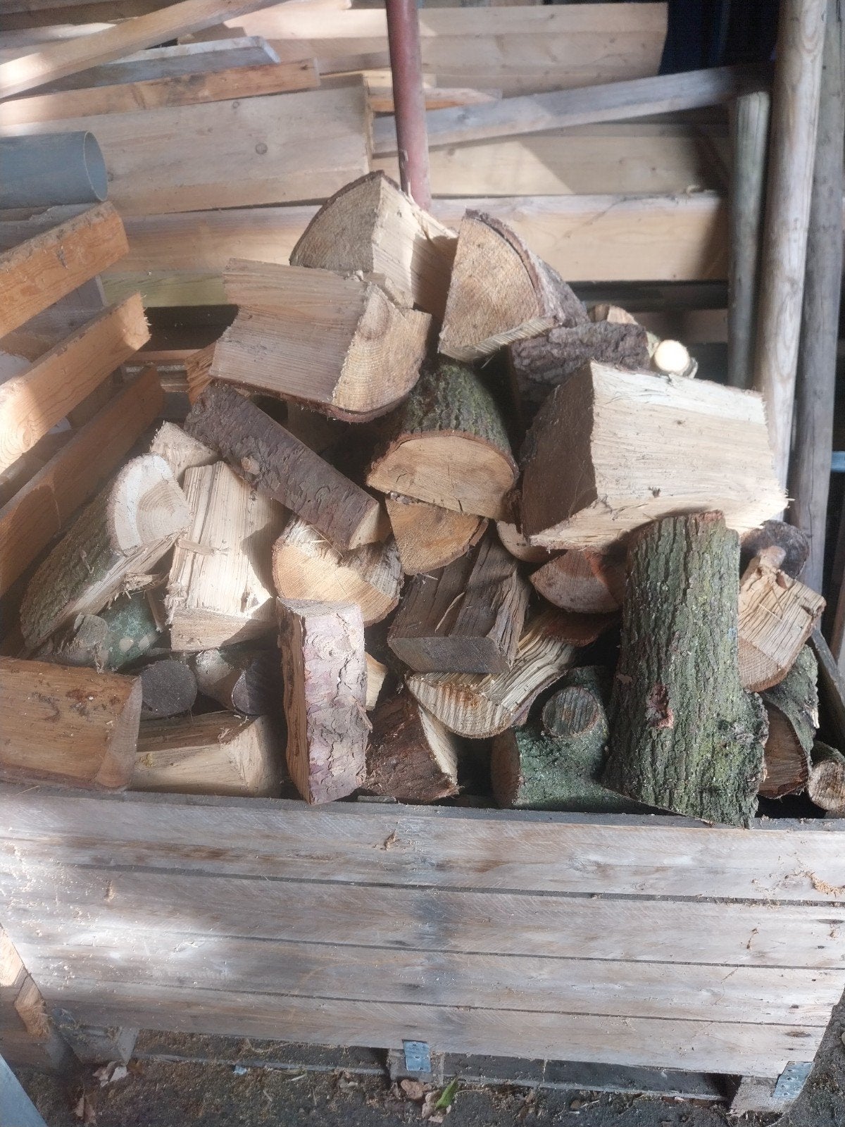 haardhout/kachelhout/ stookhout, Minder dan 3 m³, Ophalen