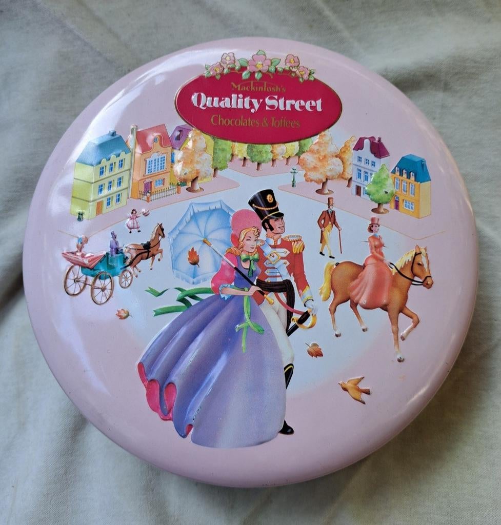 Quality Street Mackintosh prachtig blik pastel, Ophalen of Verzenden