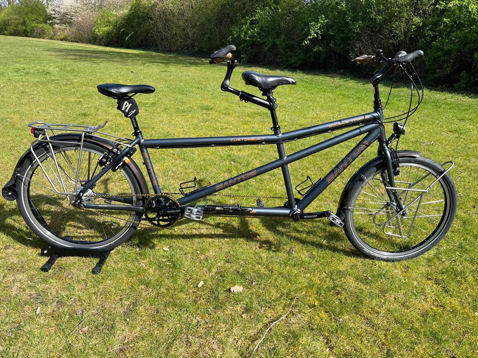 Santos Double Travel tandem, Rohloff Magura HS 33, 10 tot 15 versnellingen, ., Ophalen of Verzenden, Zo goed als nieuw
