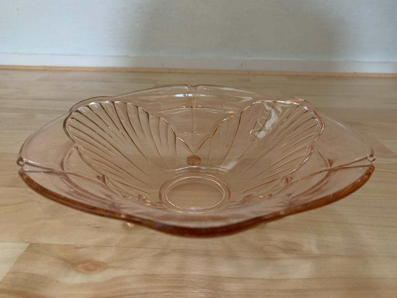 Schaal rond 19 cm bronskleurig, Ophalen of Verzenden, Zo goed als nieuw
