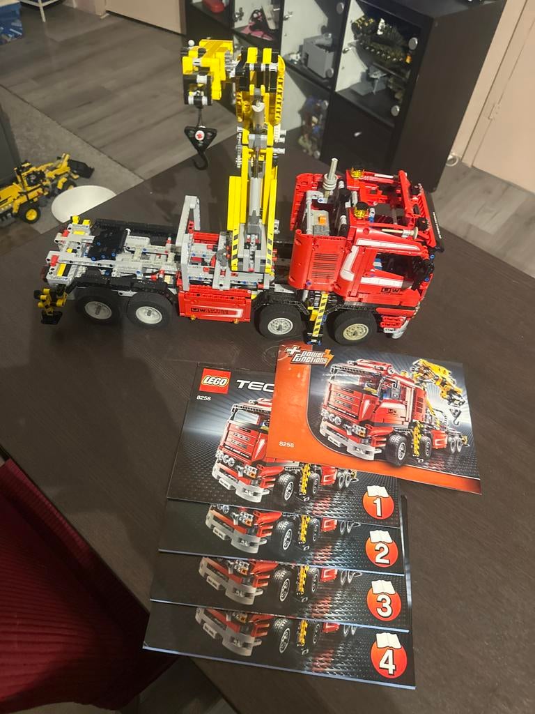 Lego Technic 8258 Kraanwagen, Ophalen of Verzenden, Gebruikt, Complete set, Lego