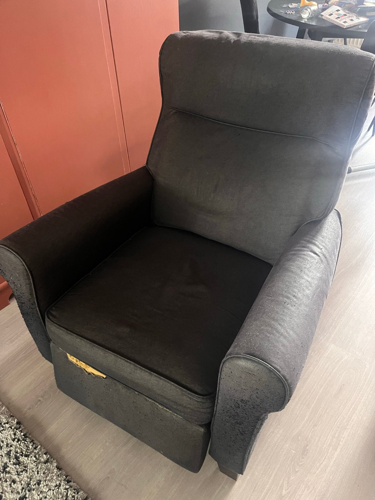 Relaxfauteuil - Oud model IKEA (nieuwe hoezen mogelijk), Ophalen, Gebruikt, 100 tot 125 cm, 75 tot 100 cm