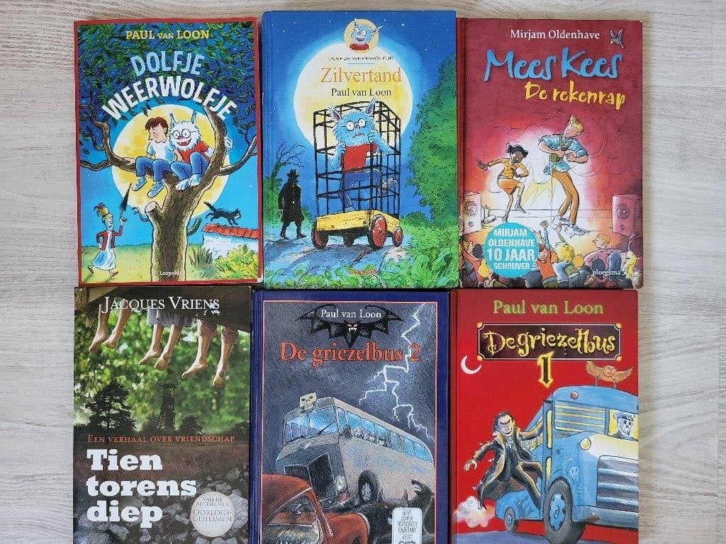 Mees Kees Dolfje weerwolfje Griezelbus Tien torens diep, Boeken, Verzenden, Gelezen, Fictie algemeen