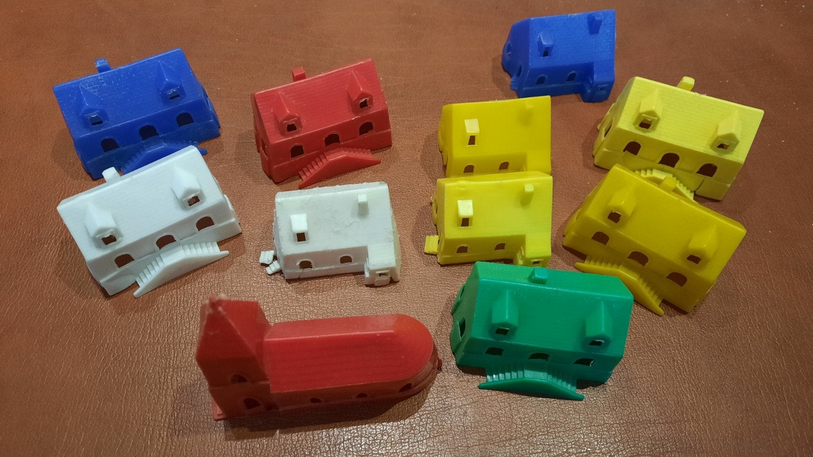 Plastic mini huisjes, Ophalen of Verzenden, Gebruikt, Jongen of Meisje