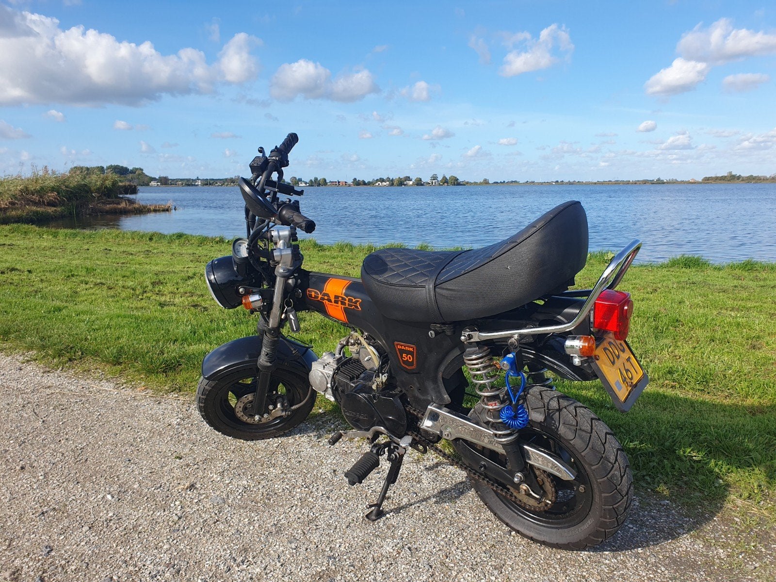 Honda DAX (Skyteam replica) 110cc PowerDax, Goed onderhouden, Fietsen en Brommers, Ophalen, Gebruikt, Overige modellen, Maximaal 45 km/u