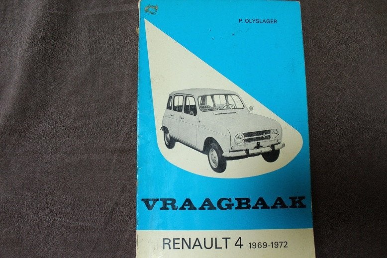 Renault 4 1969 - 1972 vraagbaak, Ophalen of Verzenden