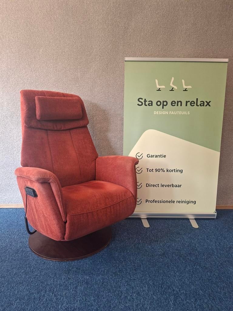 Sta op relax fauteuil Prominent S-100 extra luxe !, Minder dan 75 cm, Hoofdstraat 60 Schijndel, Ophalen of Verzenden, Zo goed als nieuw