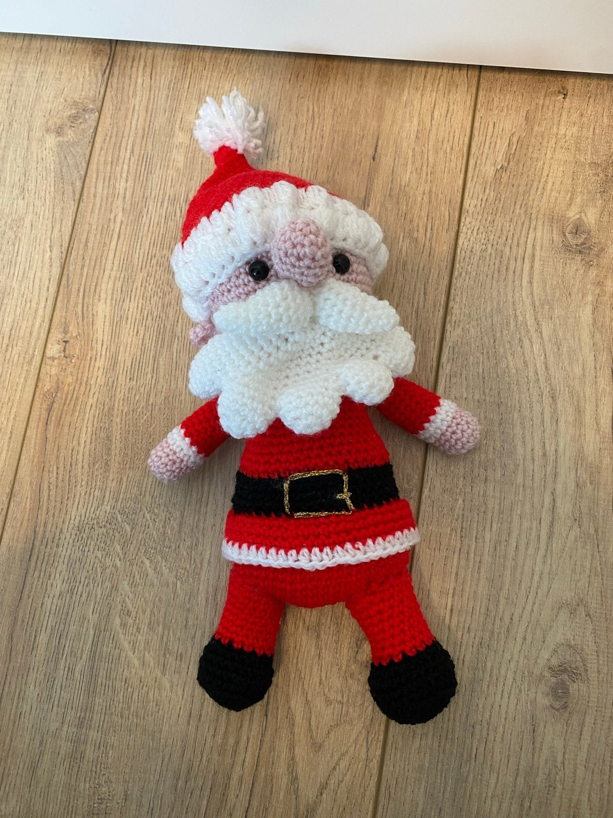 Gehaakte kerstman knuffel, Overige merken, Overige typen, Nieuw, Middelgroot (20 tot 80 cm)