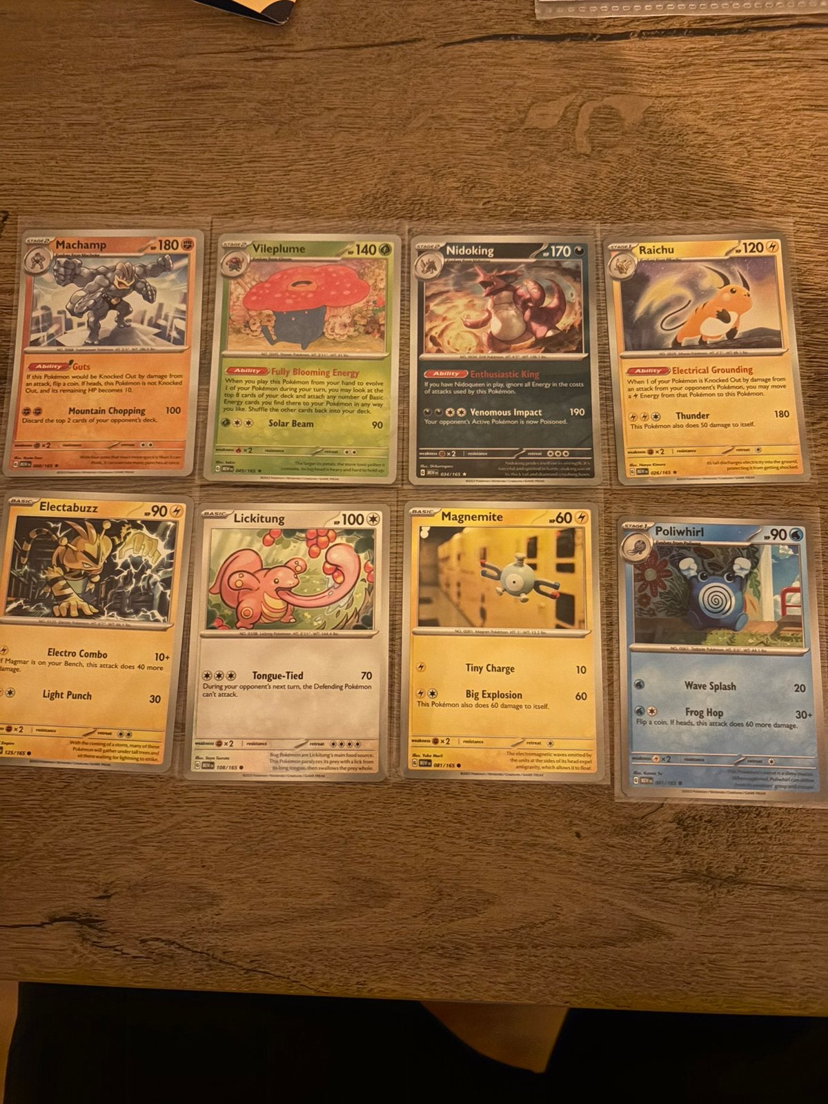 8 Pokémon 151 kaarten, Verzenden, Zo goed als nieuw