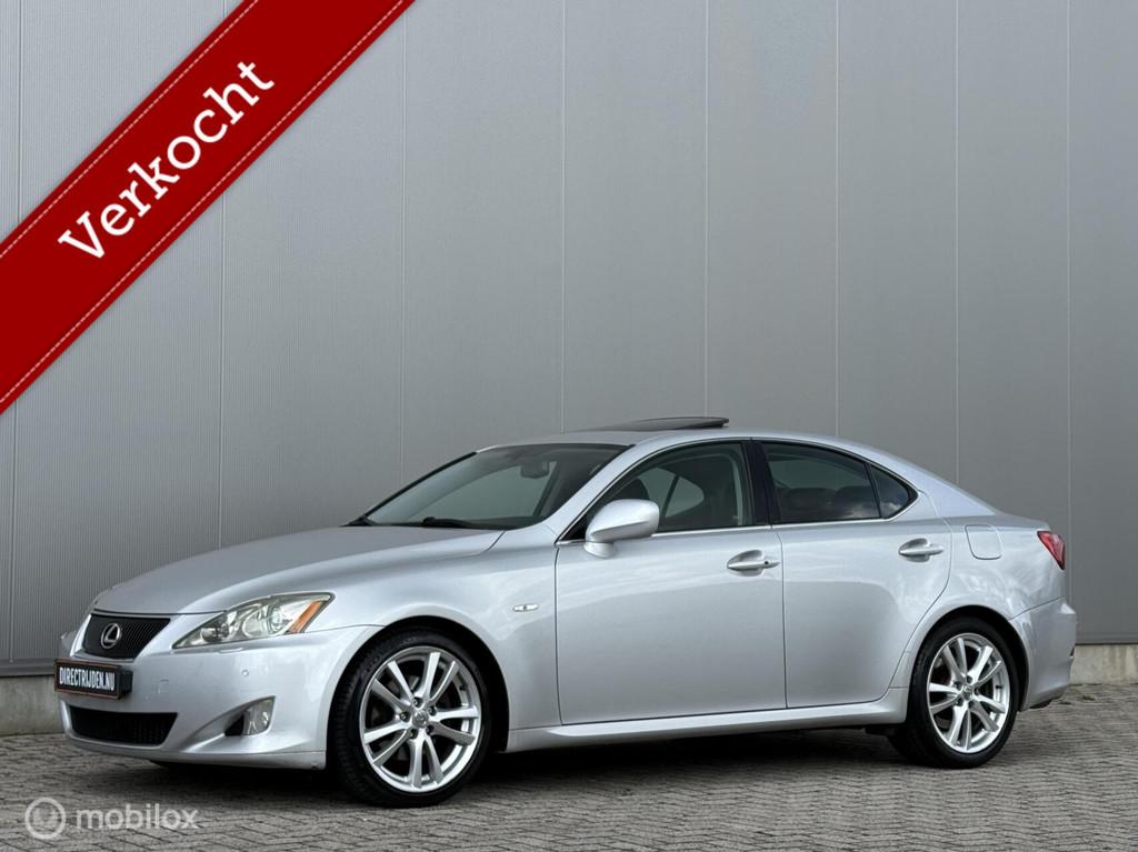 Lexus IS 250 Executive - NL auto - Onderhoud bekend - Netjes, Automaat, Achterwielaandrijving, Gebruikt, Zwart