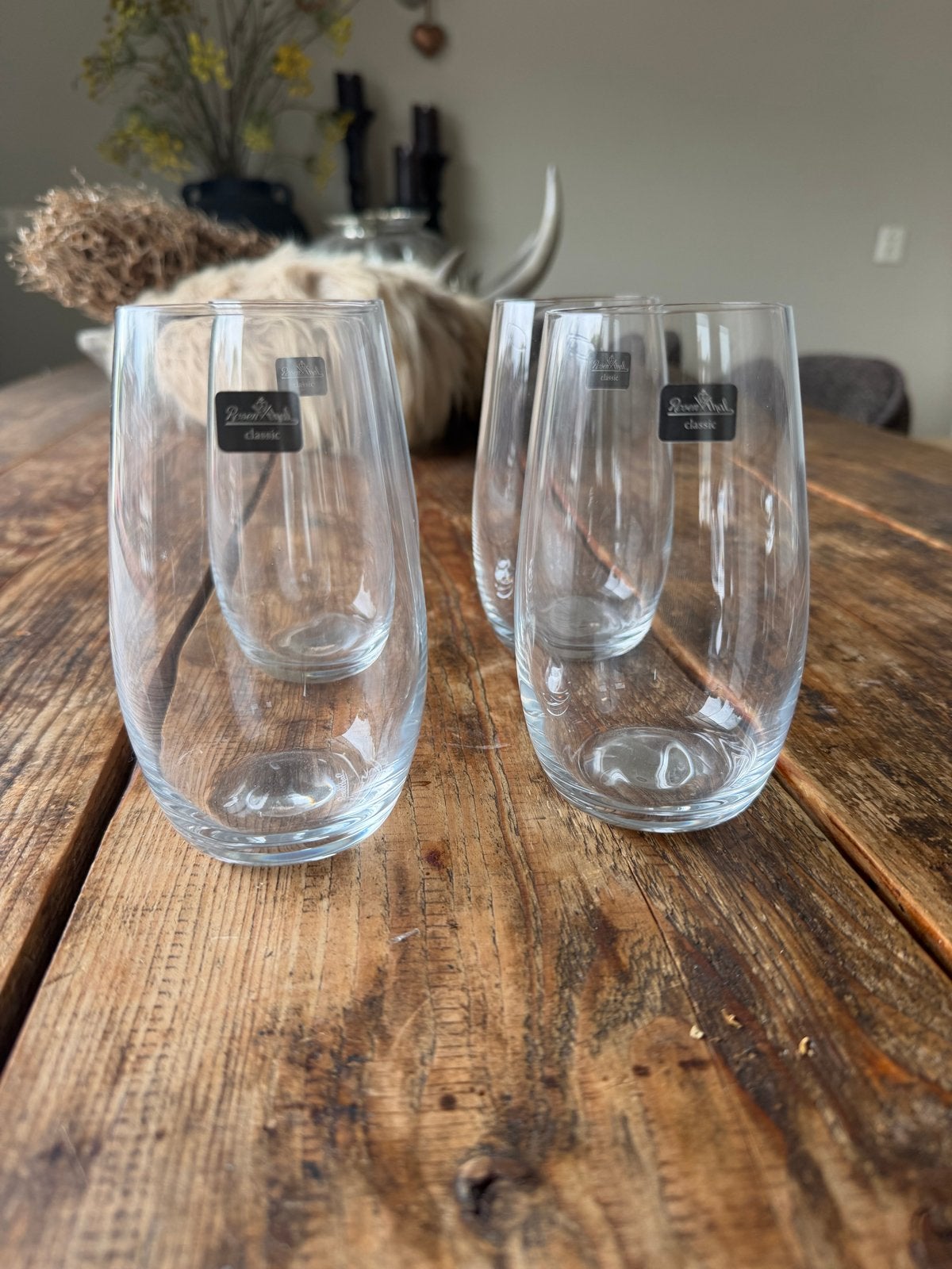 4 Rosenthal Classic glazen - waterglazen cocktail longdrink, Glas of Glazen, Overige merken, Ophalen of Verzenden, Overige stijlen