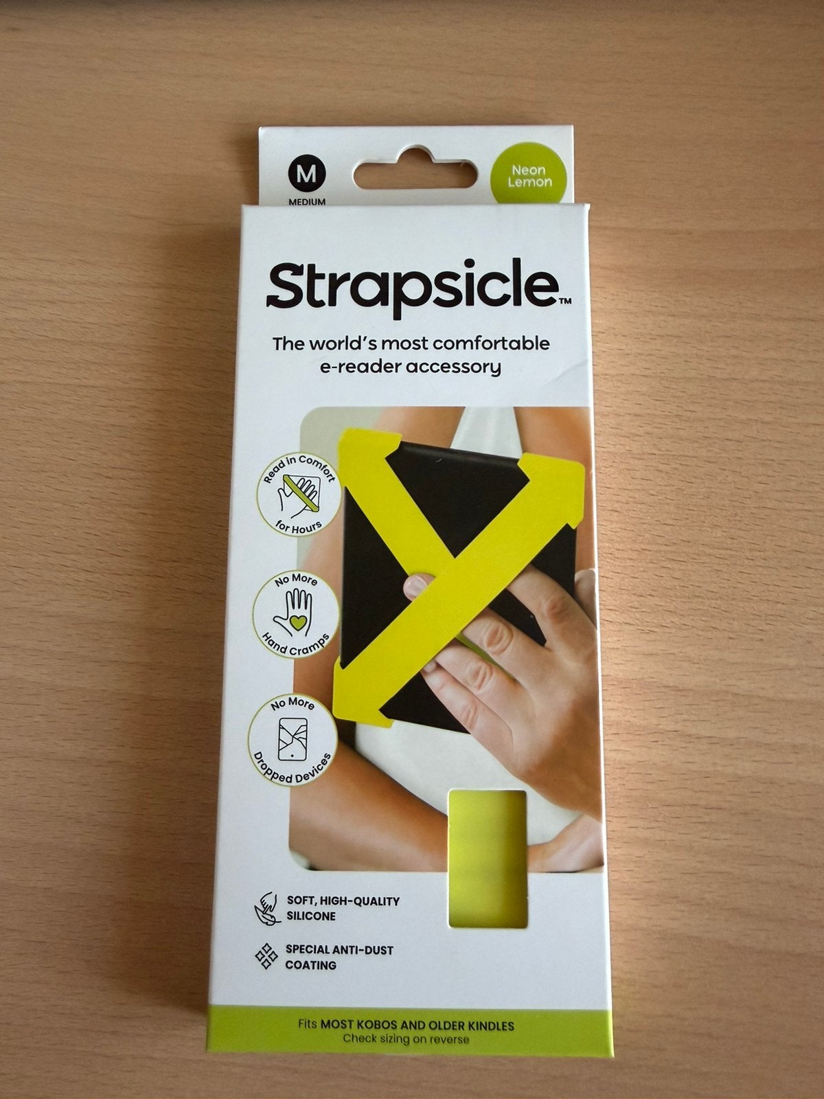 Strapsicle E-reader Accessoire - Neon Lemon (M), Computers en Software, Ophalen of Verzenden, Nieuw, 6 inch of minder, Touchscreen