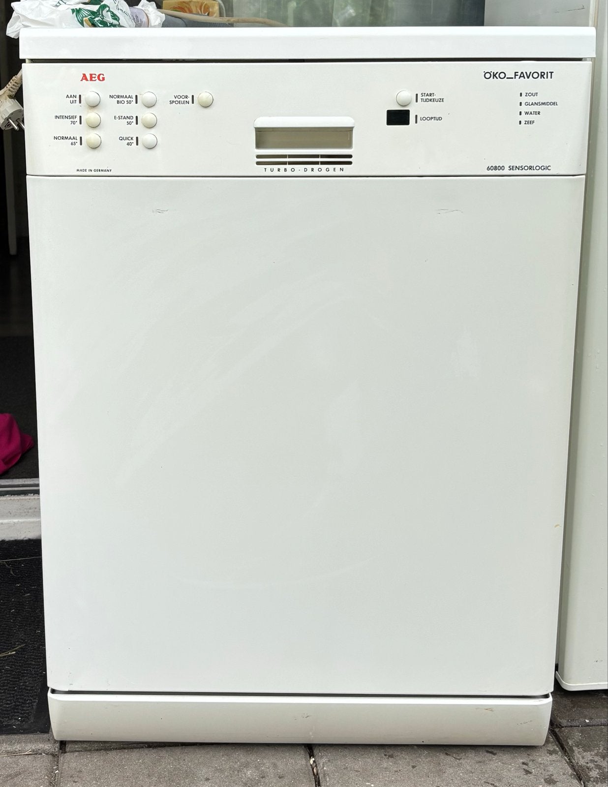 AEG ÖKO_FAVORIT 60800 SENSORLOGIC vaatwasser, Witgoed en Apparatuur, Vaatwasmachines, Ophalen, Gebruikt, Vrijstaand, 60 cm of meer