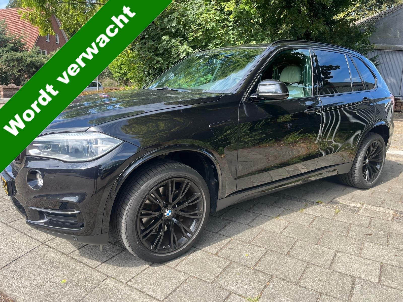 BMW X5 xDrive40e iPerformance High Executive (bj 2016), Auto's, Gebruikt, 4 cilinders, Zwart, Leder