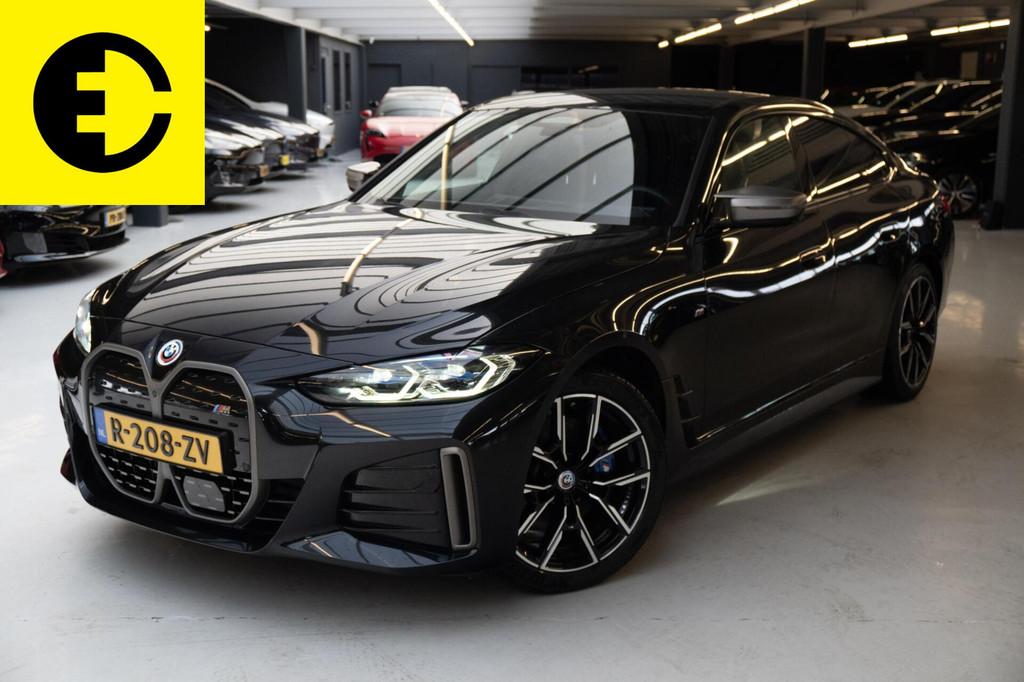 BMW i4 M50 High Executive 84 kWh | Stuurverwarming | 97,1% S, Gebruikt, Zwart, Zwart, 2190 kg