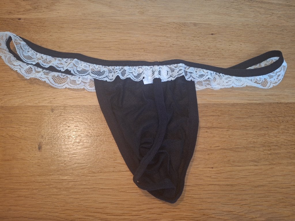 herenstring maat xl, Kleding | Heren, Verzenden, Zwart, Overige typen