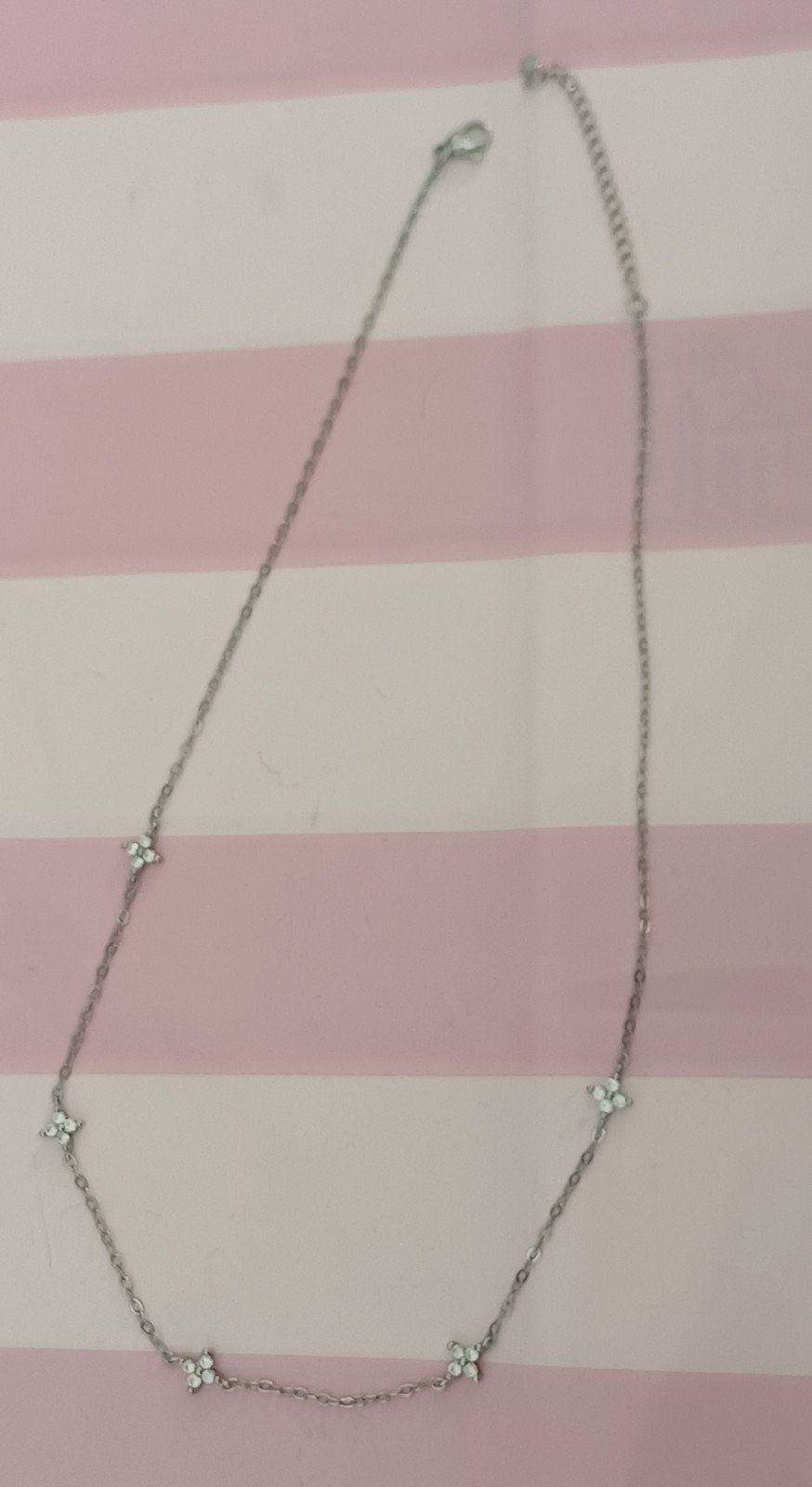 Stainless steel ketting, Ophalen of Verzenden, Zilver, Overige materialen