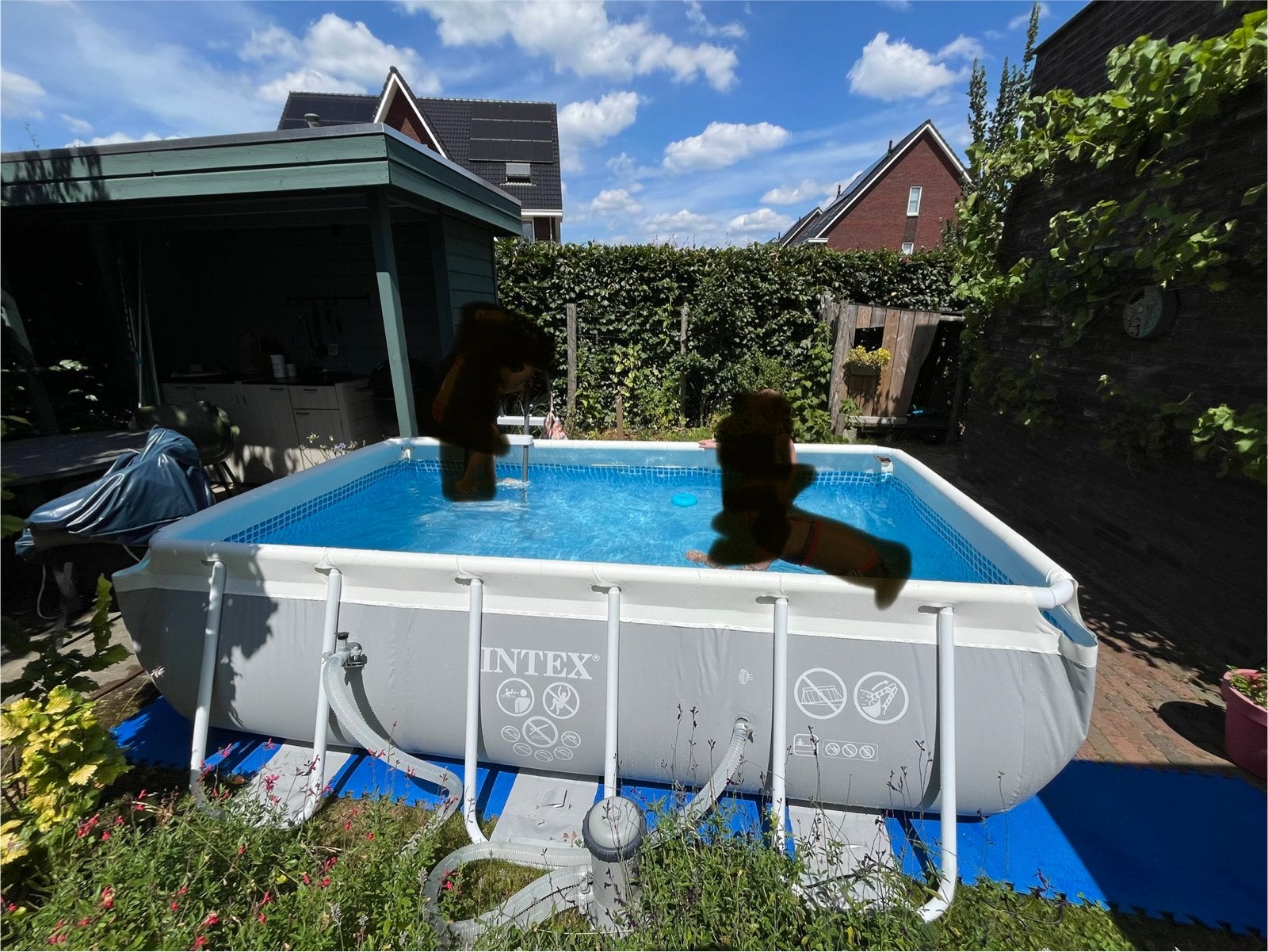 Intex Prism Frame Zwembad 3x1.75x0.8m compleet pakket, Tuin en Terras, Zwembaden, Zo goed als nieuw, Opzetzwembad, 80 tot 120 cm