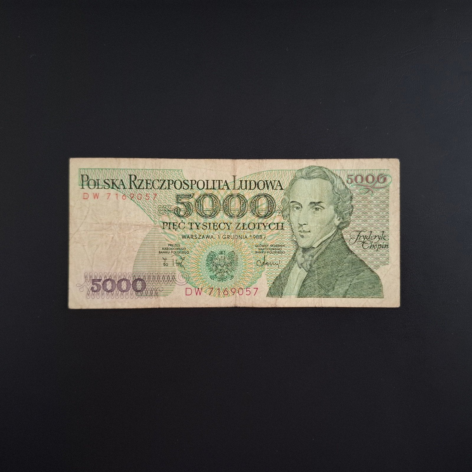 5000 zloty Polen #036, Postzegels en Munten, Verzenden, Polen, Los biljet