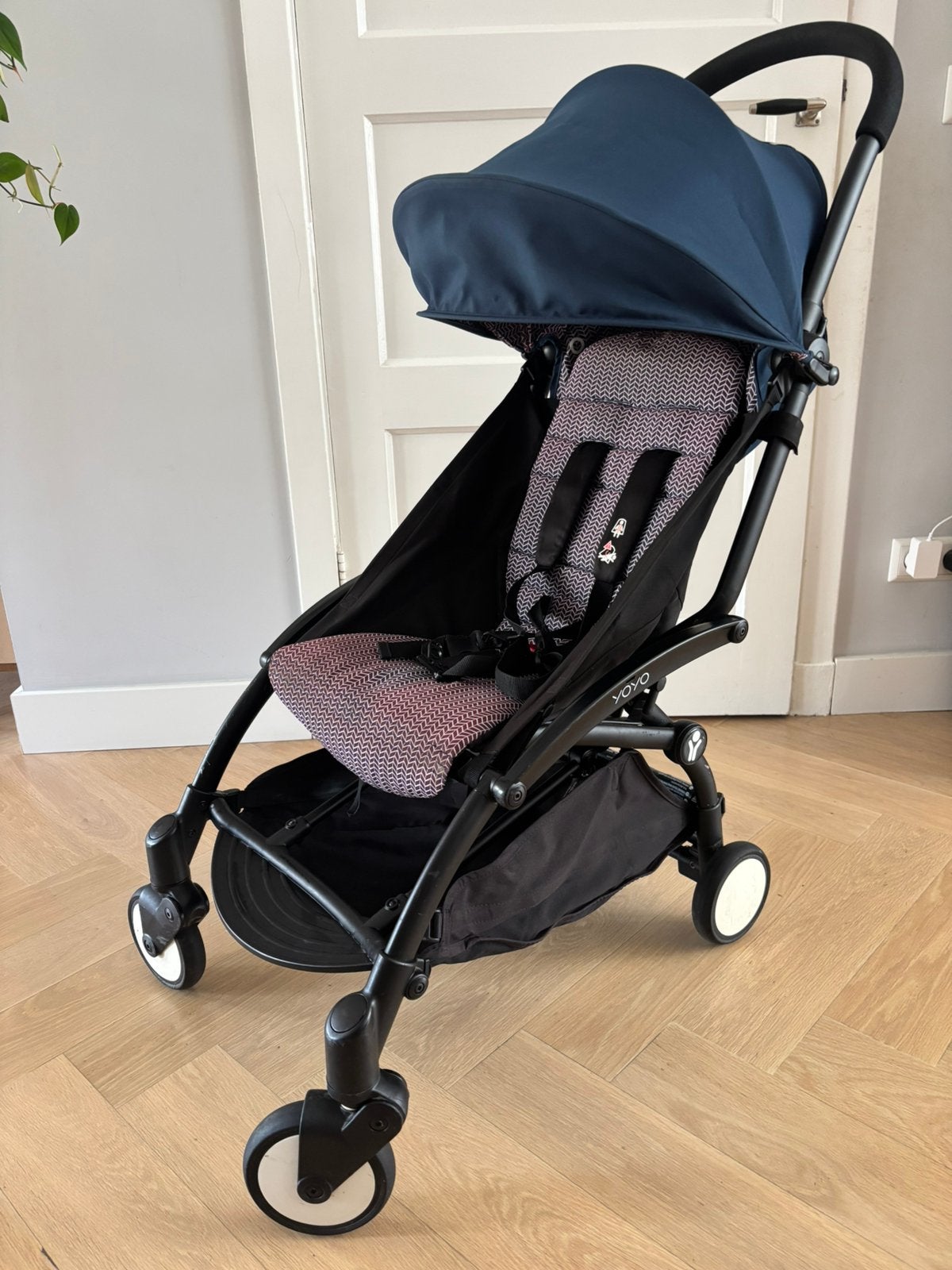 Stokke YOYO Buggy Air France Blue – Black, Ophalen, Gebruikt