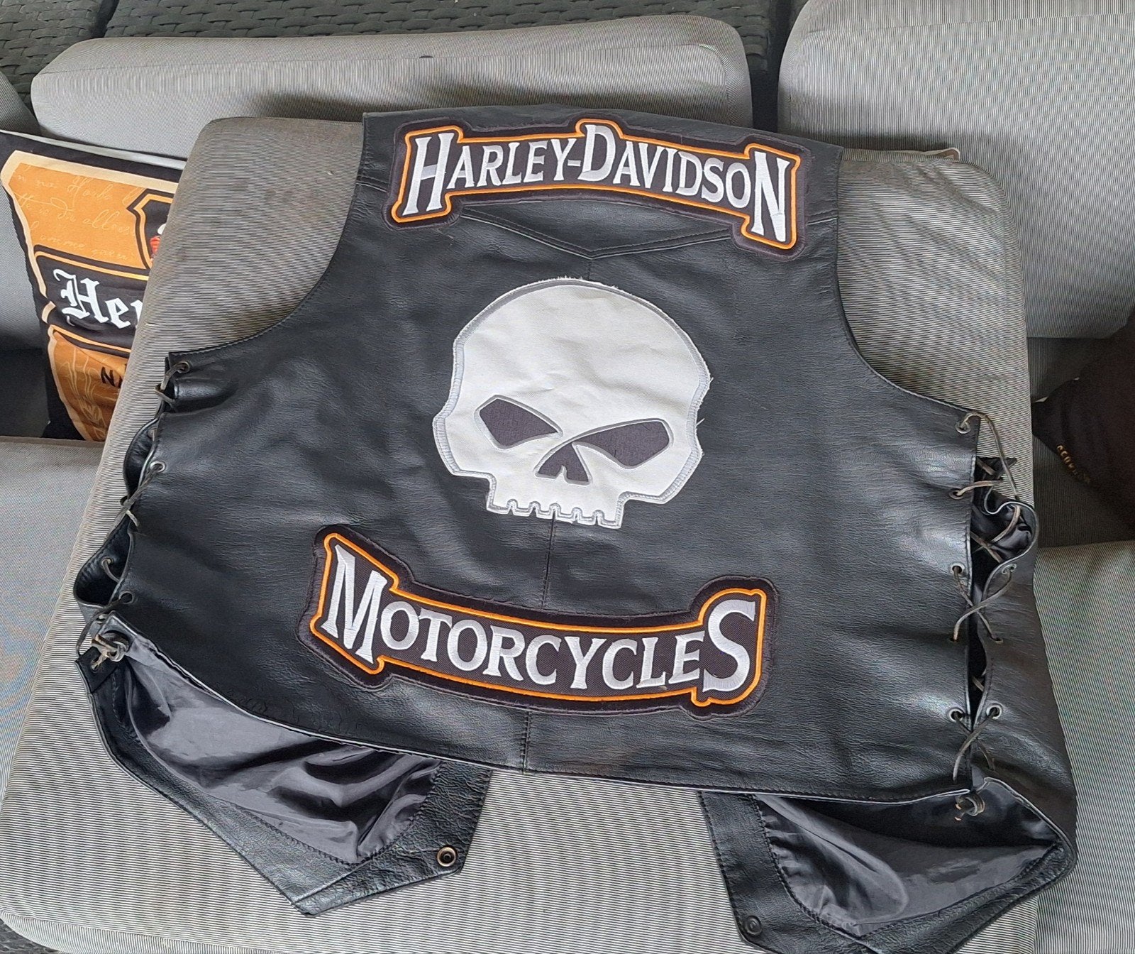 Richa Harley-Davidson Leren Vest - Maat 5XL, Motoren, Ophalen