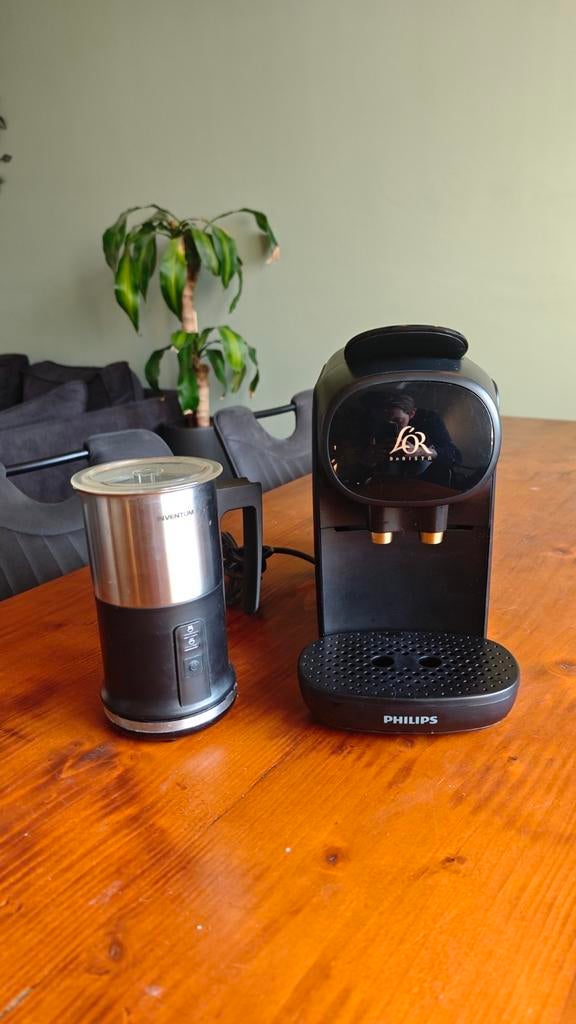Philips L'OR Barista Koffiemachine met Melkopschuimer, Witgoed en Apparatuur, Koffiemachine, Ophalen of Verzenden, Zo goed als nieuw