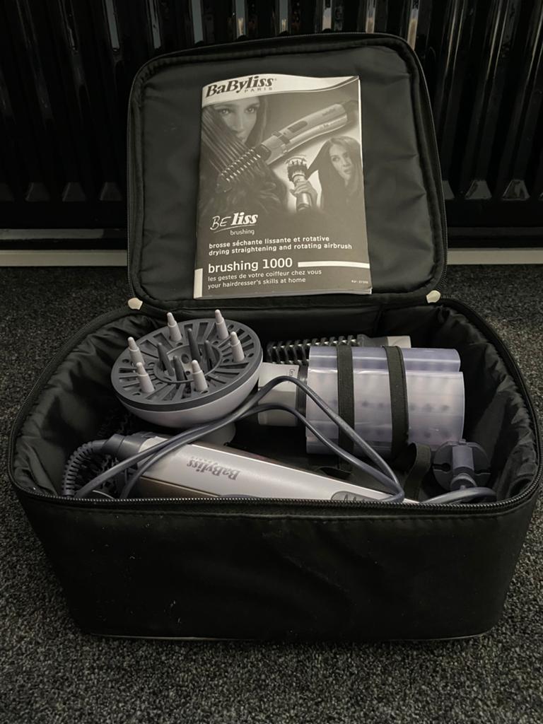 BaByliss Beliss Brushing 1000 Warme Luchtborstel Set, Ophalen of Verzenden, Zo goed als nieuw, Haarverzorging