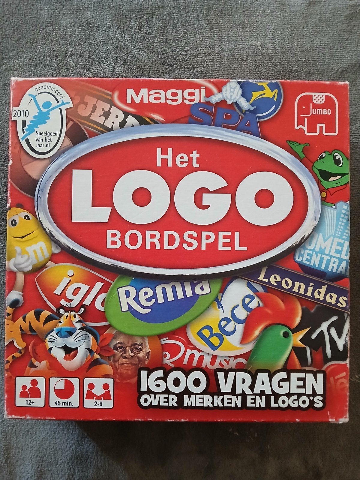 Logo bordspel, Hobby en Vrije tijd, Ophalen of Verzenden, Gebruikt