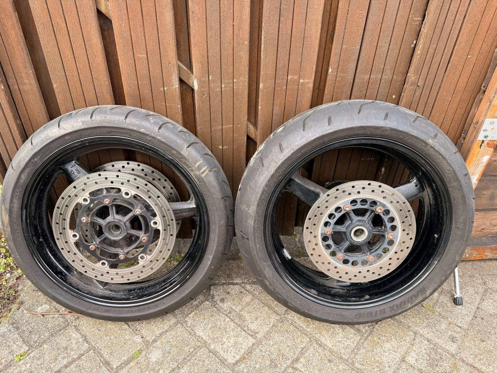 Yamaha XJR 1300 RP10 RP19 Velgen Wielen set inc schijven, Ophalen, Schiphol, Gebruikt, Yamaha XJR