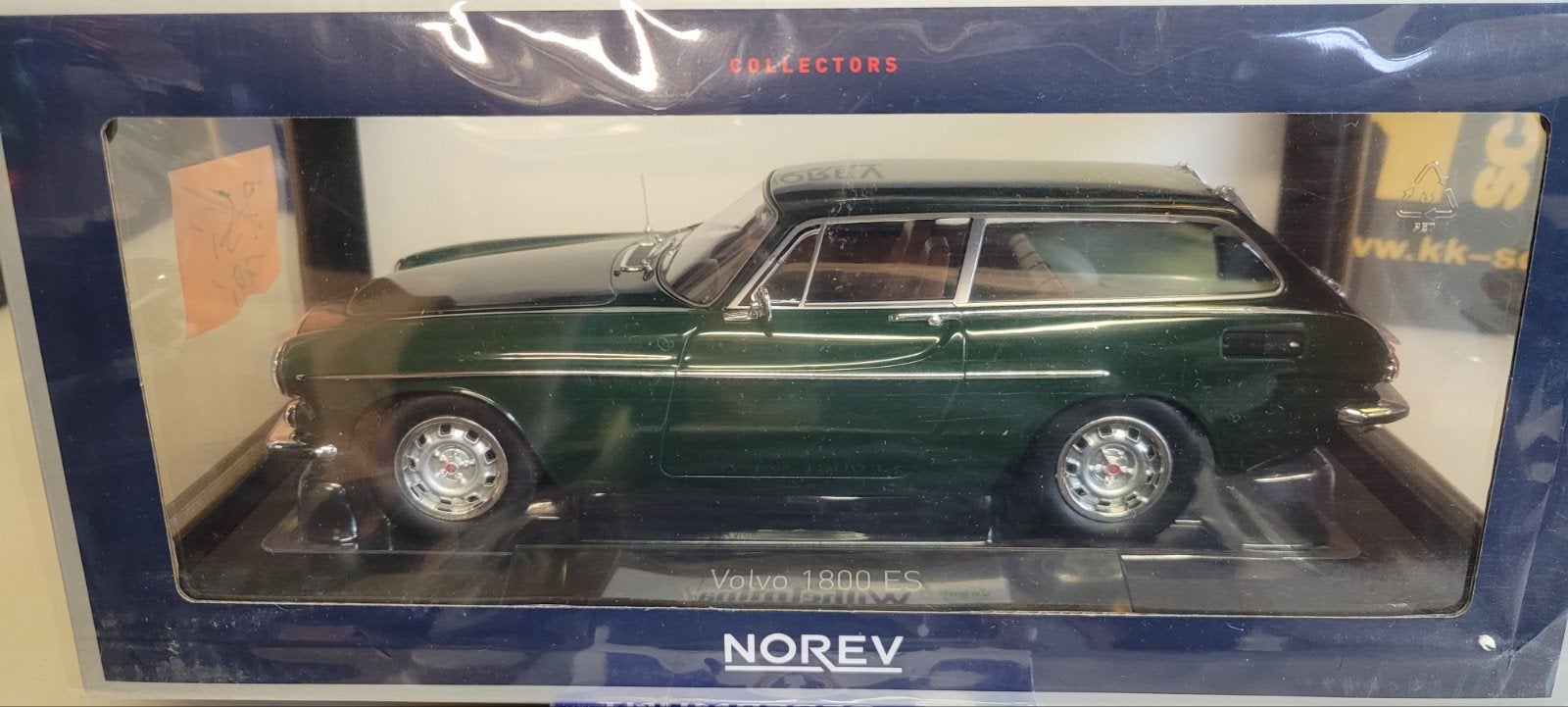 Norev 1973 Volvo P1800 ES donkergroen, Ophalen of Verzenden, Zo goed als nieuw, Norev