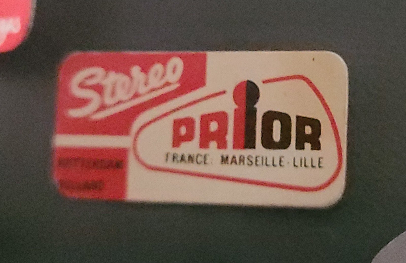 Vintage Prior Stereo Speldje - Frankrijk Steden, Verzenden, Gebruikt, Stad of Land, Speldje of Pin