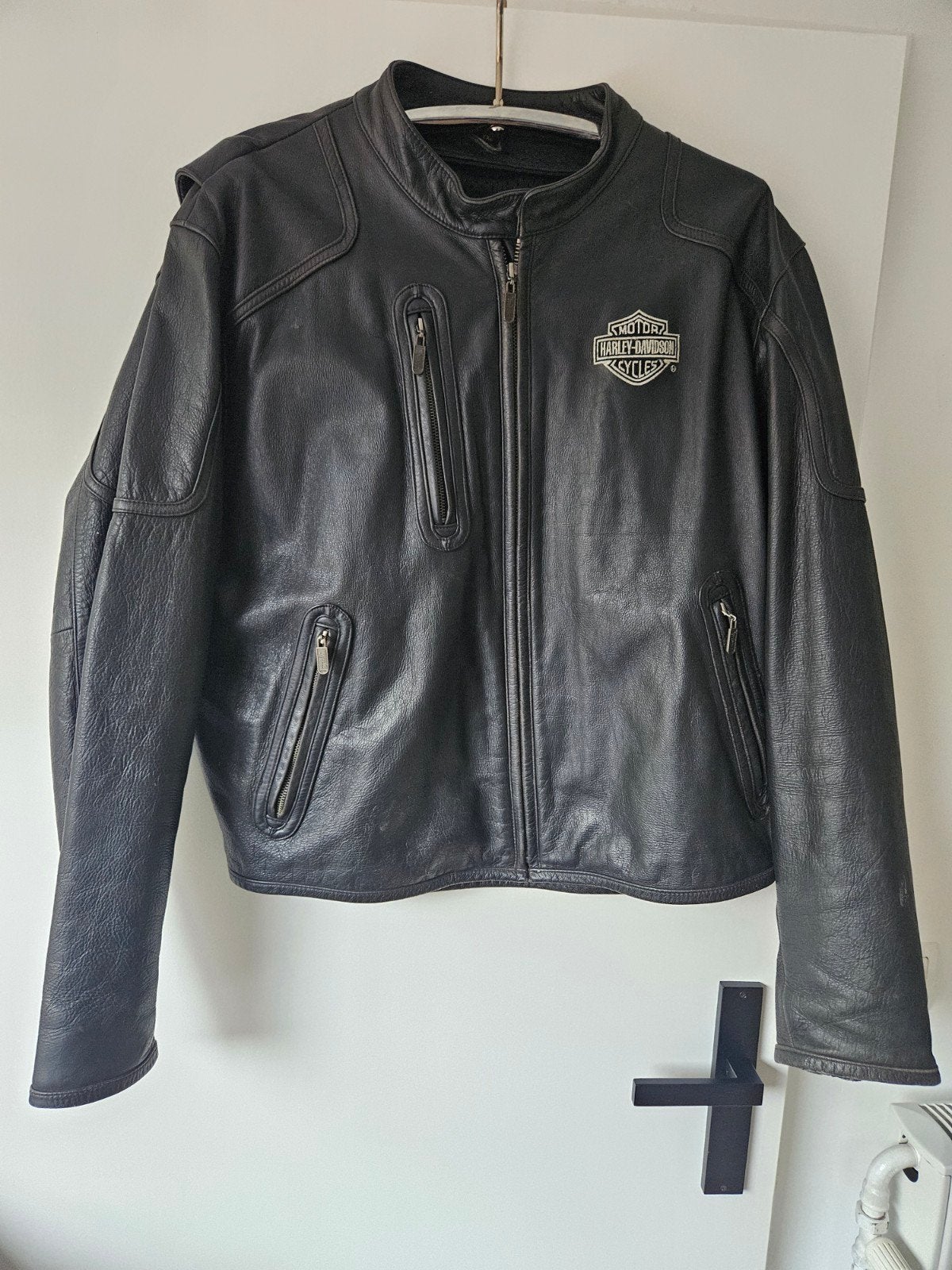 Harley Davidson leren motorjas, Motoren, Kleding | Motorkleding, Ophalen of Verzenden, Tweedehands, Jas | leer