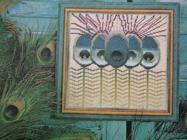 Borduurpatroon  Pauwen veren  nr 9381, Verzenden, Nieuw, Handborduren, Patroon