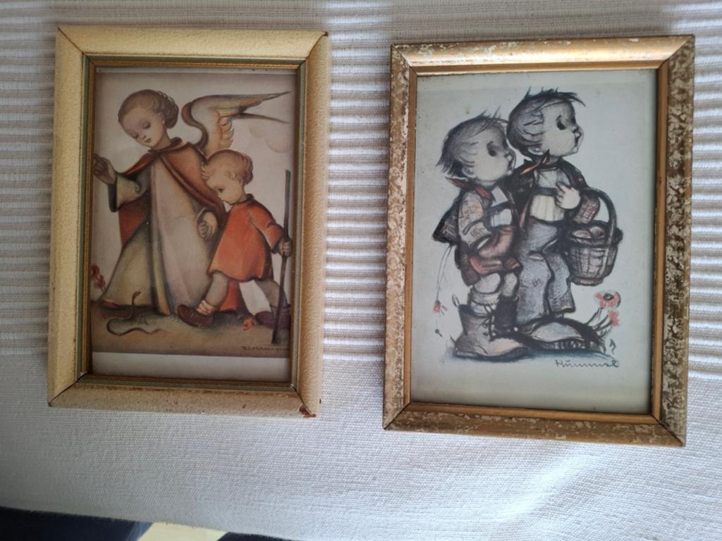 Vintage Hummel Prentjes in Lijstjes - Set van 2, Ophalen of Verzenden