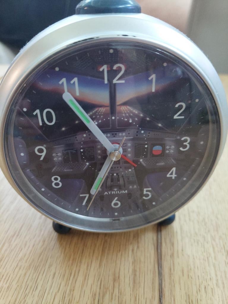 Leuk wekker van zilver, Ophalen of Verzenden, Zo goed als nieuw
