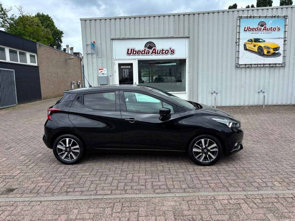 Nissan Micra 1.0L Acenta ZEER MOOI KM 119173--8999E, Auto's, Nissan, Voorwielaandrijving, Stof, Gebruikt, Zwart
