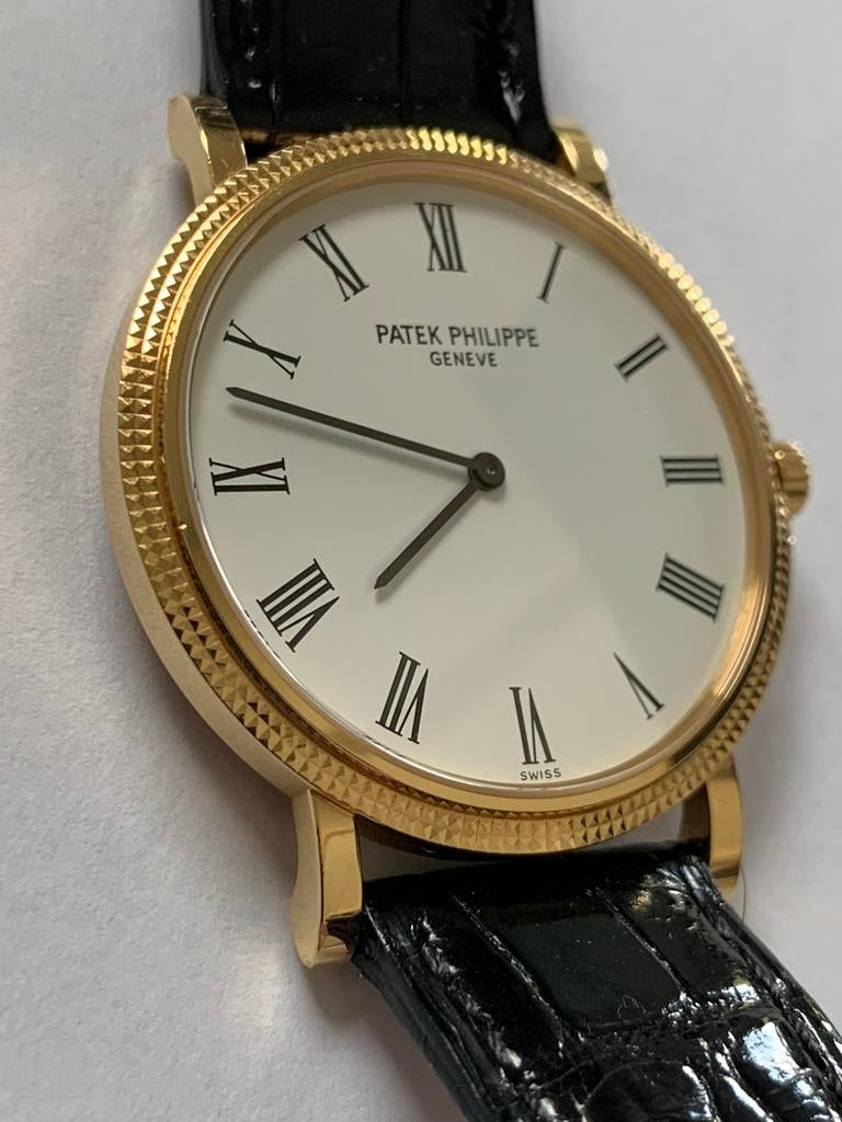 Patek Philippe Calatrava 5120J, Ophalen, Zo goed als nieuw, Staal, Overige merken