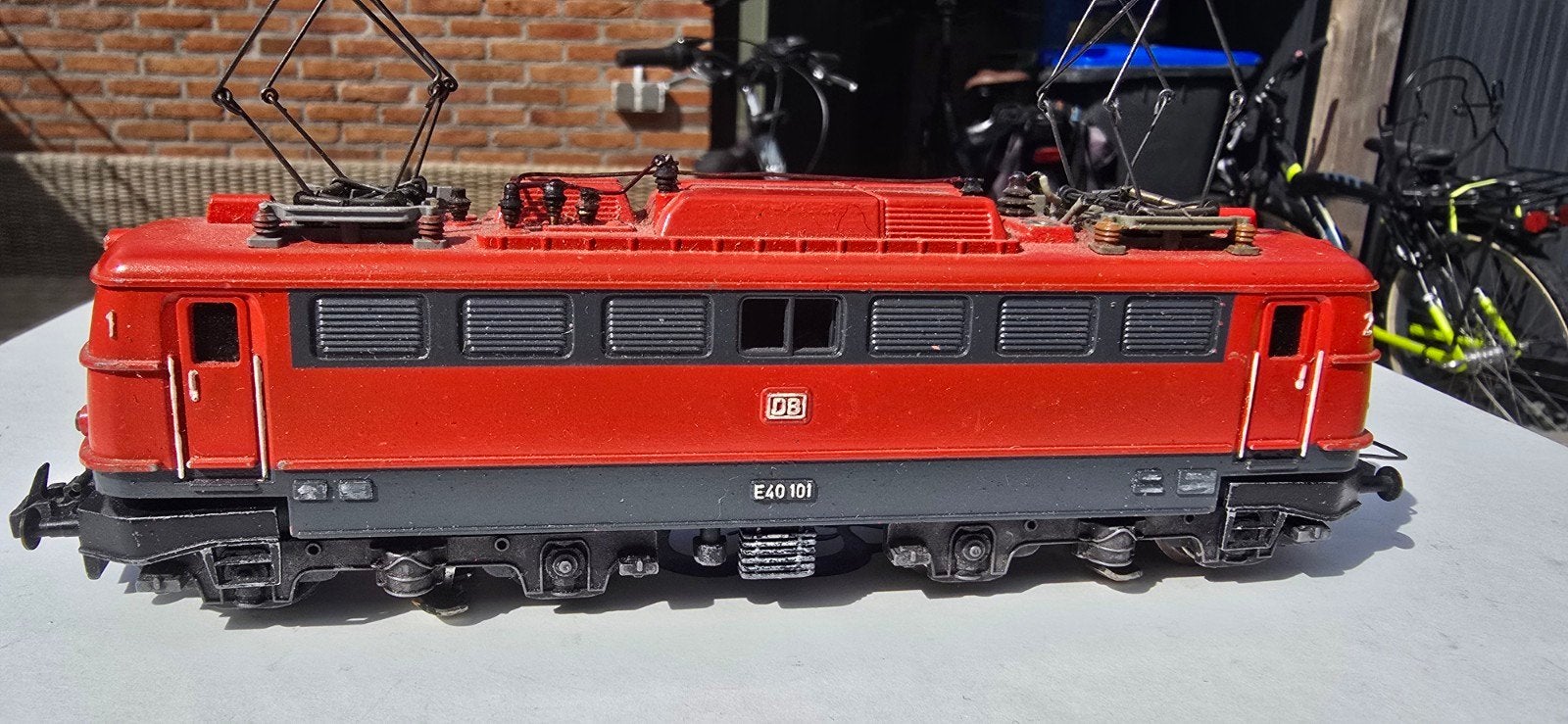 trix express e40 elok rood., Gebruikt, Trix, Ophalen of Verzenden, Gelijkstroom
