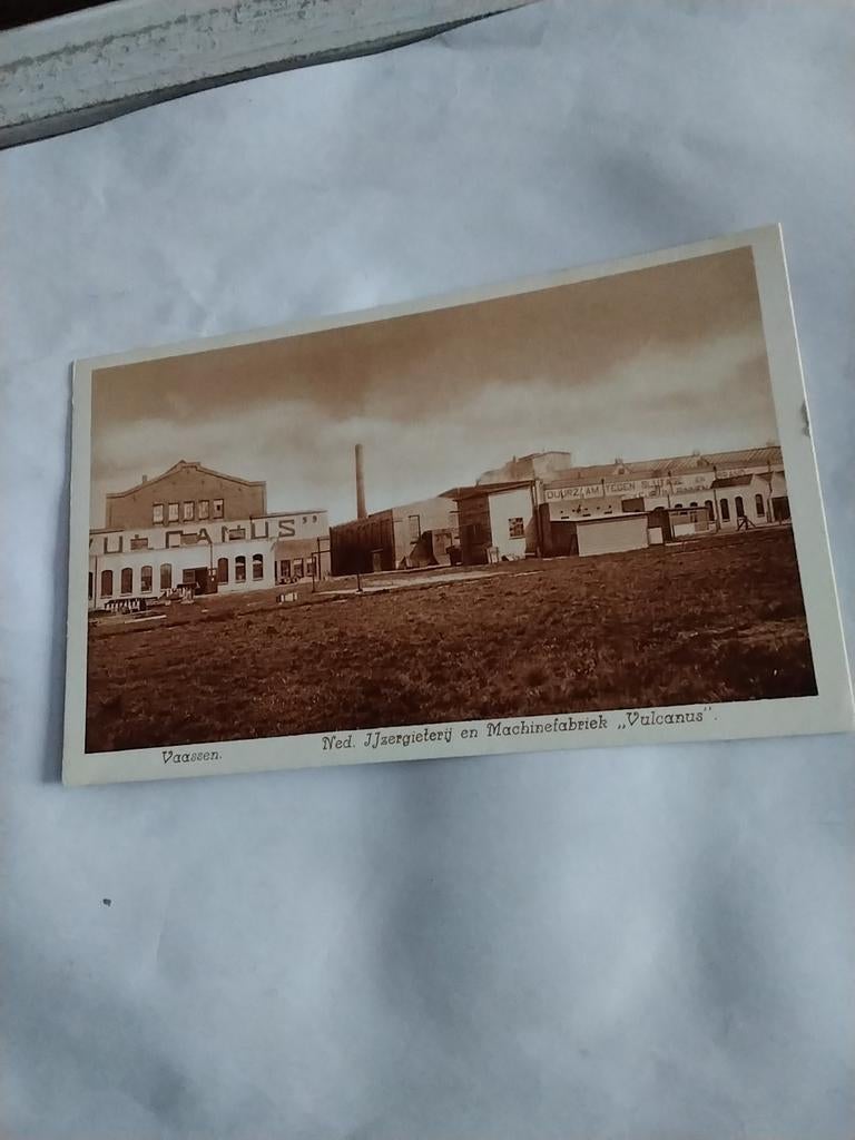 VAASSEN. NED. IJZERGIETERIJ EN MACHINEFABRIEK "VULCANUS", Ophalen of Verzenden, Voor 1920, Zuid-Holland