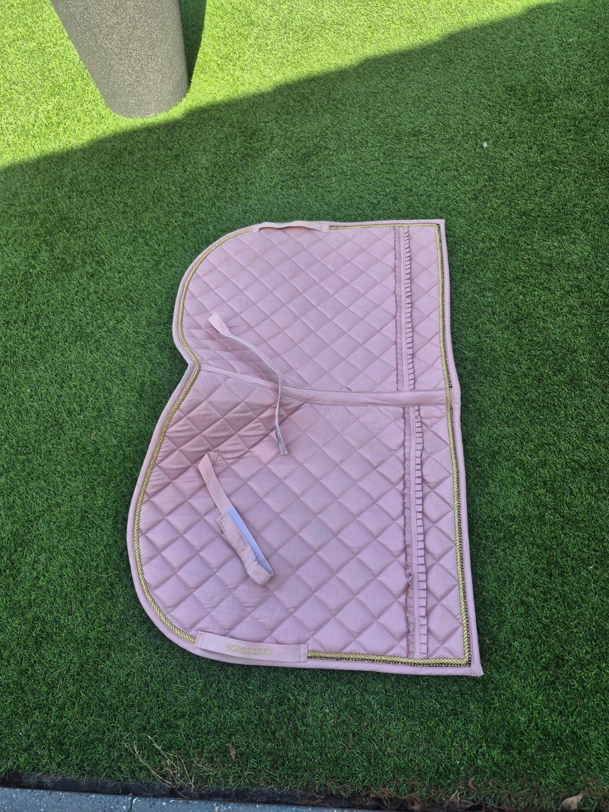 Chique Oudroze Horsegear Dressuurdekje met Goud – Full, Horsegear, Dressuurdekje, Nieuw, Roze