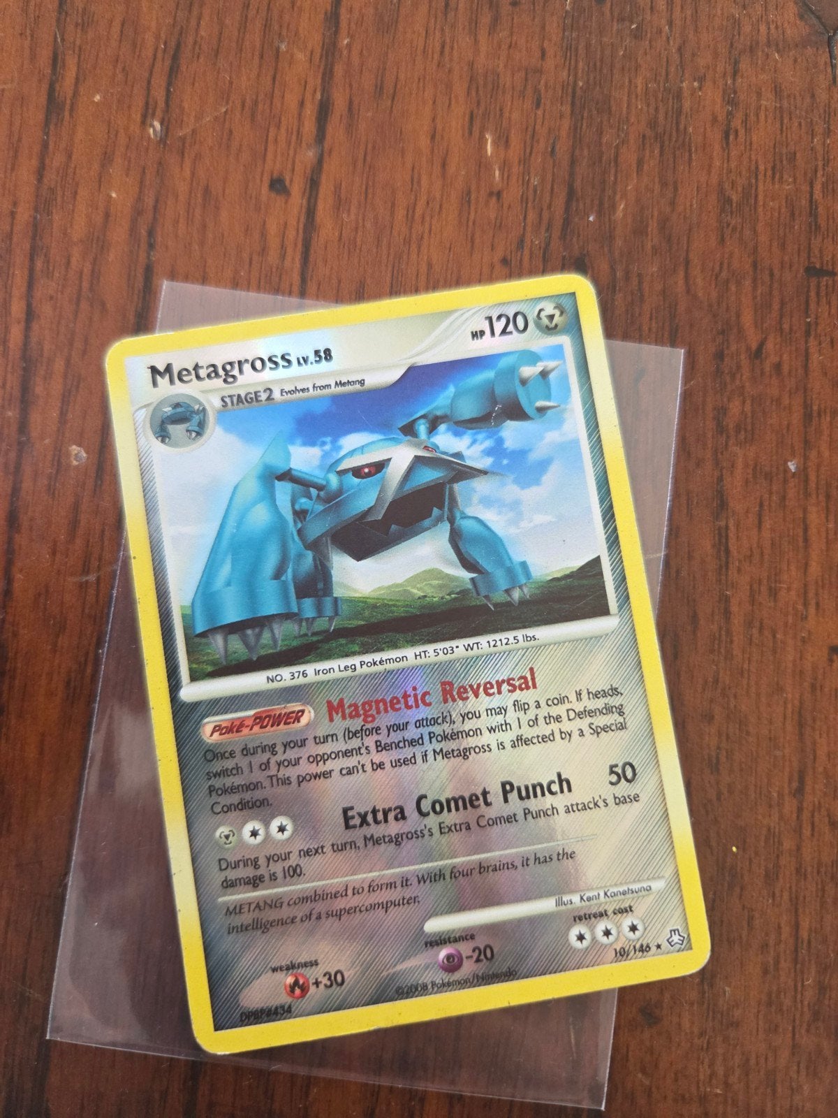 Metagross 10/146 Reverse Holo, Ophalen of Verzenden, Gebruikt
