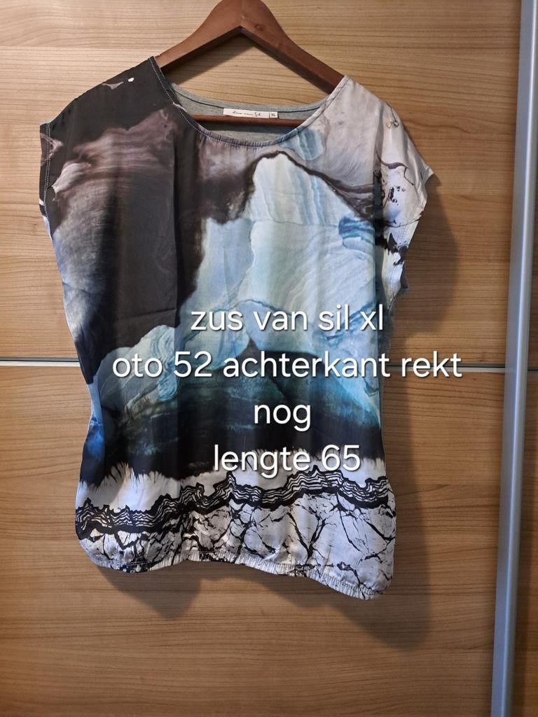 Zus van Sil XL Top met Korte Mouwen, Maat 46/48 (XL) of groter, Ophalen of Verzenden, Korte mouw, Zus van Sil