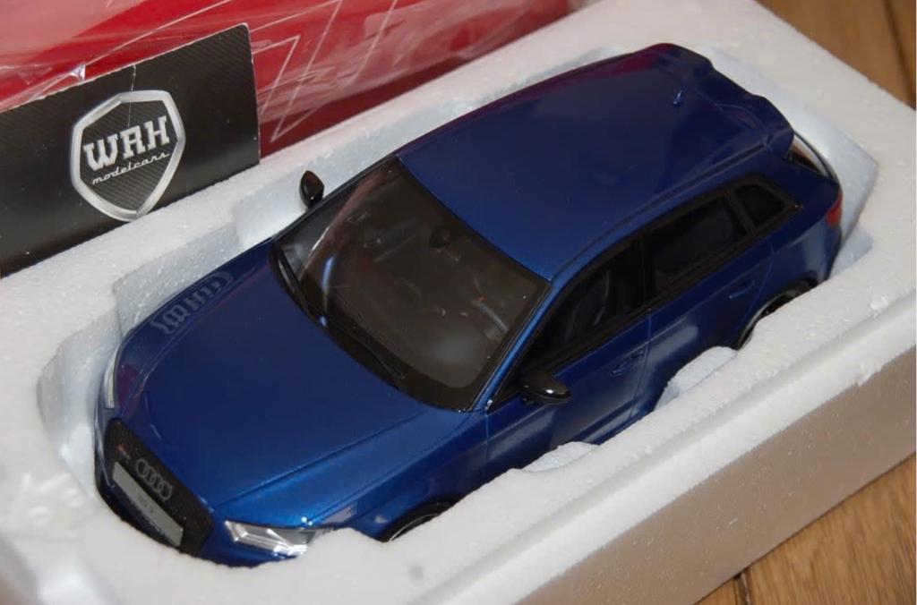 1:18 AUDI RS3 SPORTBACK 2015 sepang blue GT748 GT spirit WRH, Hobby en Vrije tijd, Modelauto's | 1:18, Verzenden, Zo goed als nieuw