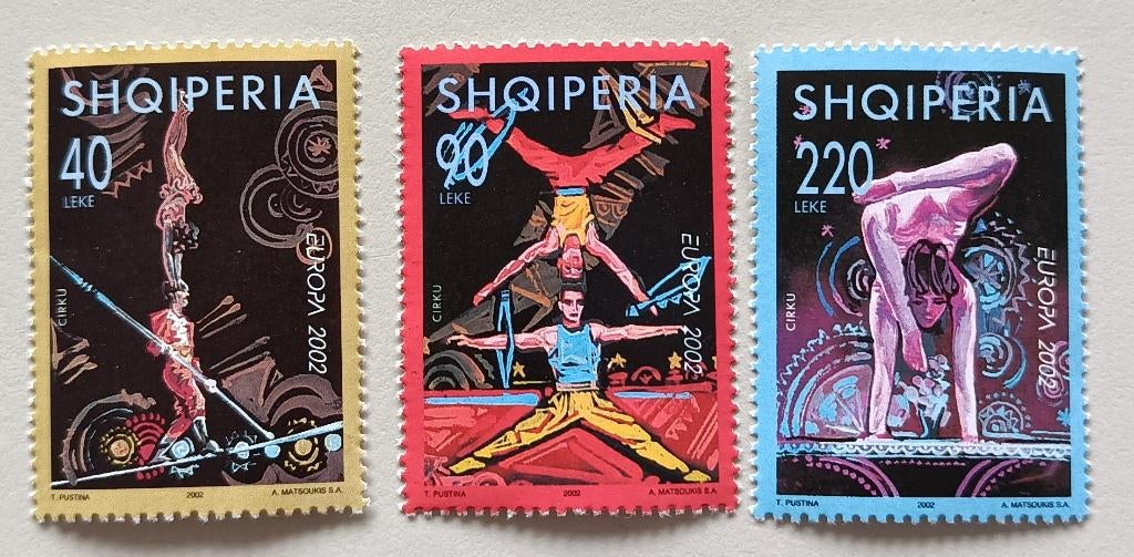 Albanie-Albania 2002 cept mich 2866-68, Ophalen of Verzenden, Overige landen, Postfris