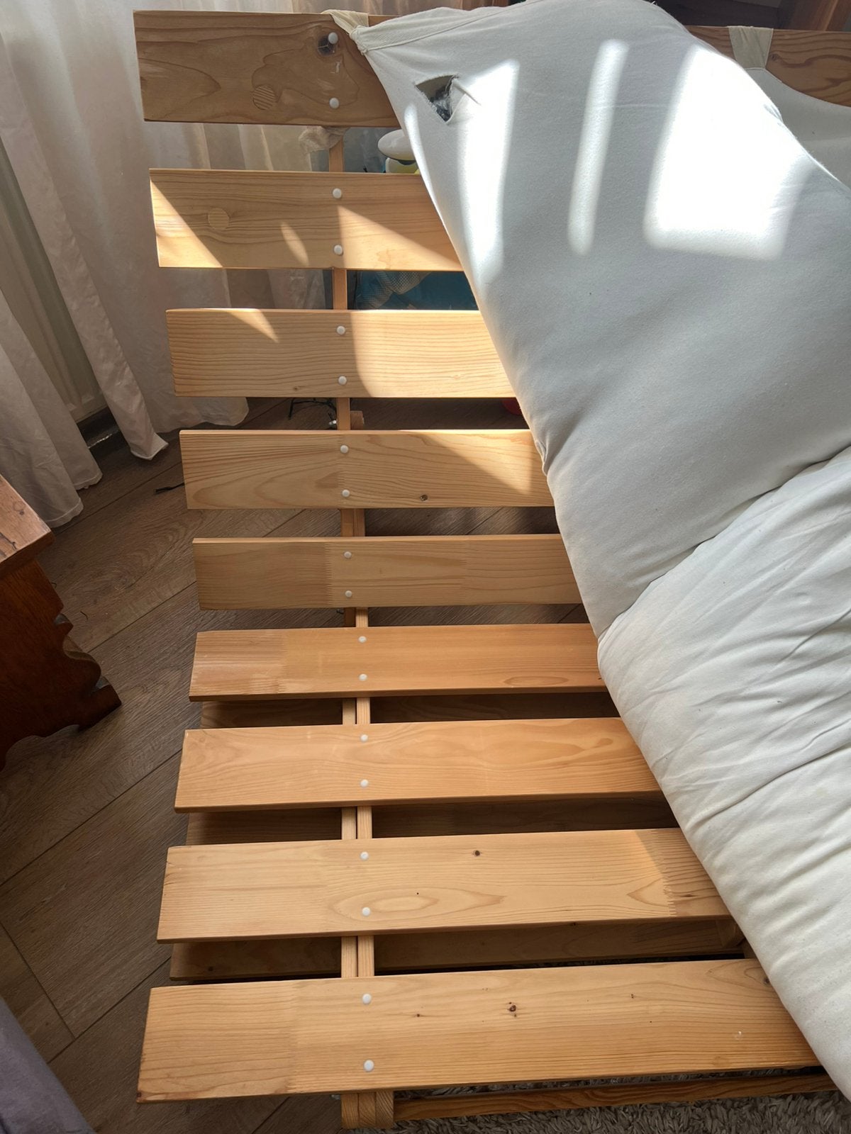 Ikea futon, Ophalen, Minder dan 25 mm, Zo goed als nieuw, Plank
