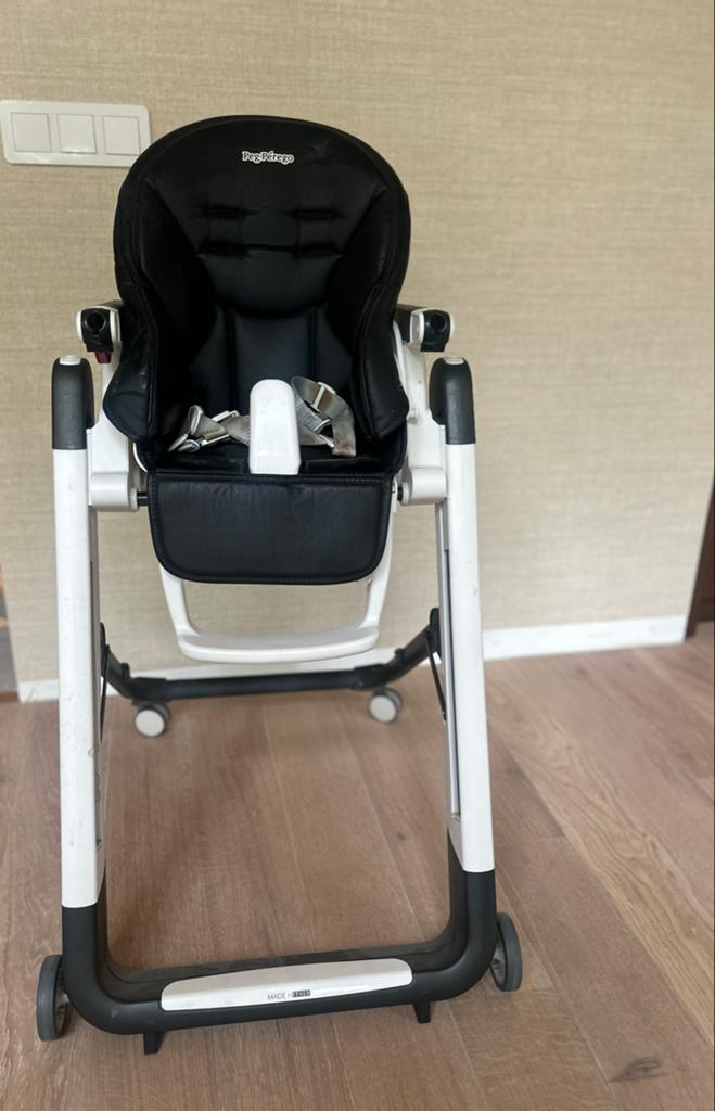 Peg Perego Siesta kinderstoel - Zwart/Wit, Ophalen, Zo goed als nieuw