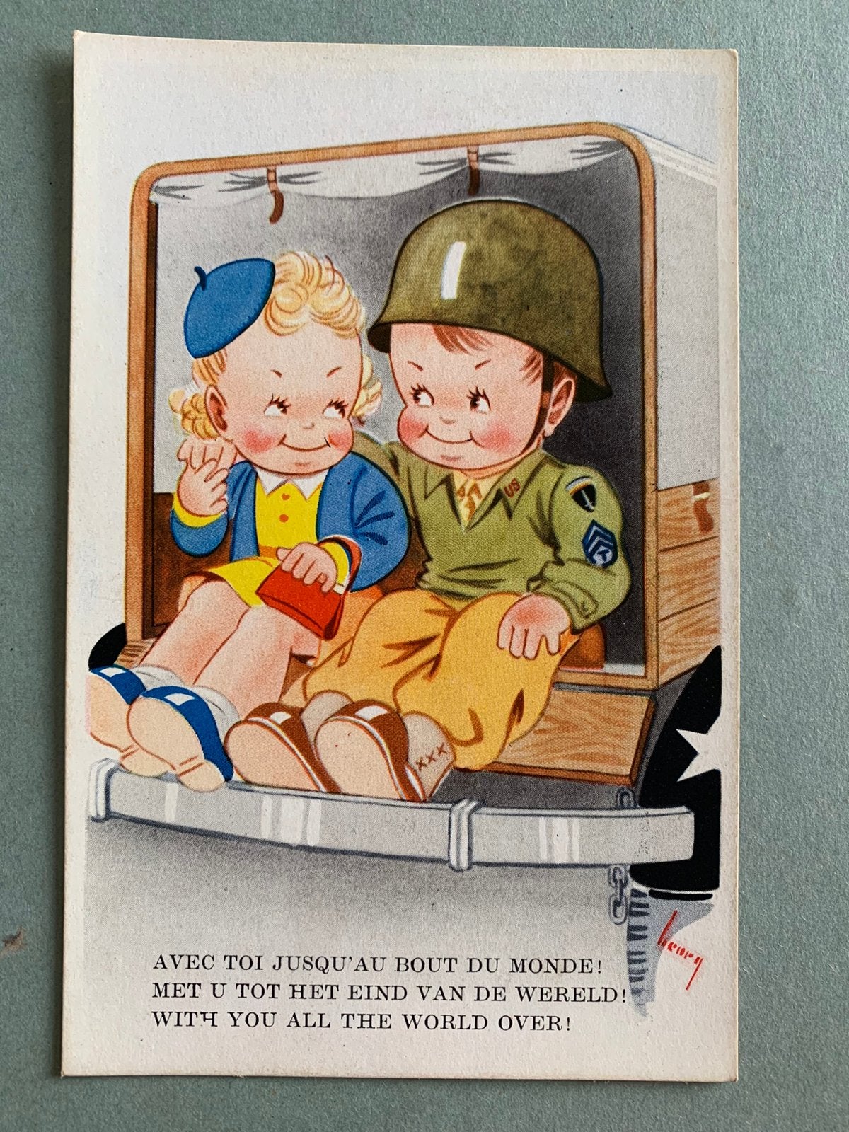 Met u tot het eind van de wereld - WO2, Ophalen of Verzenden, 1940 tot 1960, Ongelopen, Kinderen