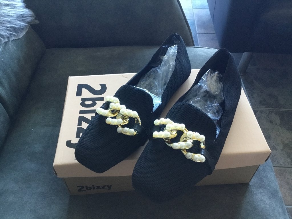 Nieuw zwarte mocassins 41 shein, Ophalen, Zwart, Nieuw, Espadrilles of Moccasins