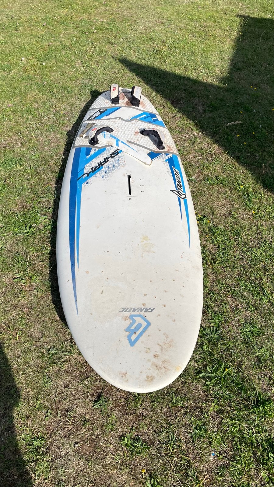 Fanatic Shark 135 Windsurfplank - gebruikt, Watersport en Boten, Met voetbanden, Gebruikt, Minder dan 250 cm, Ophalen of Verzenden