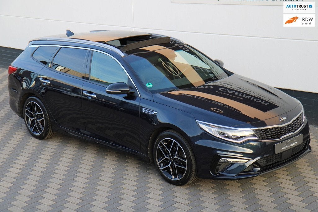 Kia Optima 1.6 T-GDI GT-Line Pano Full Option 1Ste Eig !, Auto's, Gebruikt, 4 cilinders, 179 pk, Optima